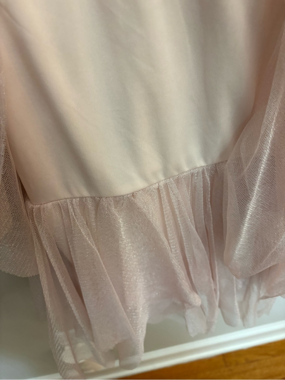 Cat & Jack Sequin Fairy Hem Dress - Iridescent Pink - Girls M (8/10) - Picture 4 of 5